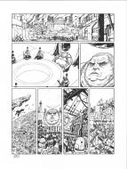 META-BARON : Planche originale 38 META-BARON Tome 3 - Orne-8 le techno-cardinal par Niko HENRICHON